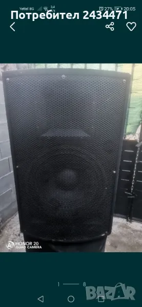 активни тонколони 15 инча , снимка 1