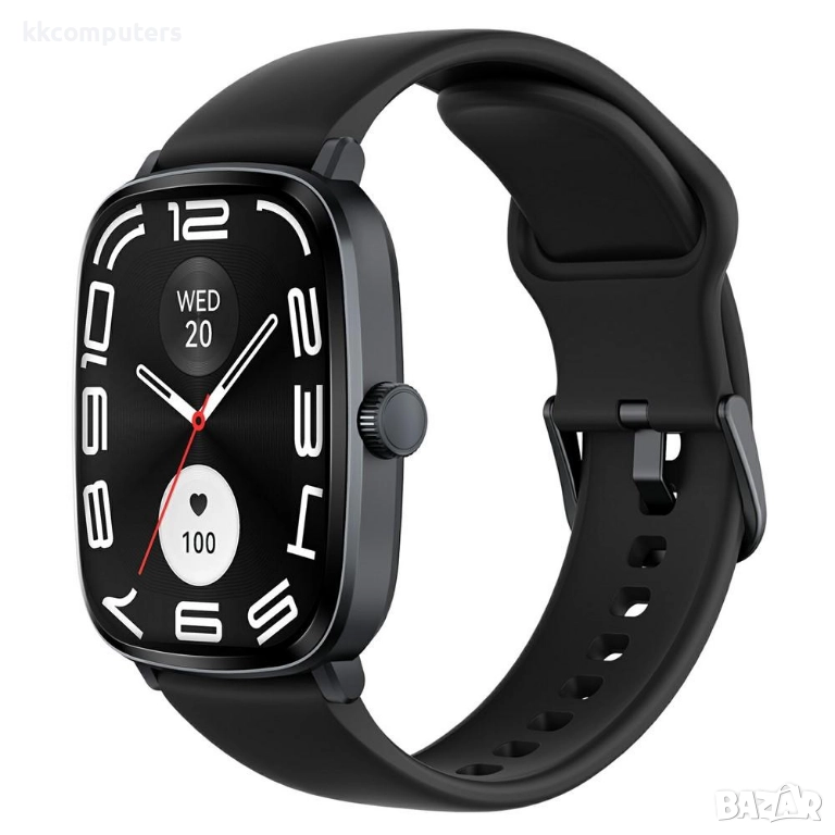 Haylou RS5 LS19 Смарт часовник-2.01" AMOLED , Bluetooth повиквания, 150+ спорта, мониторинг на съня , снимка 1