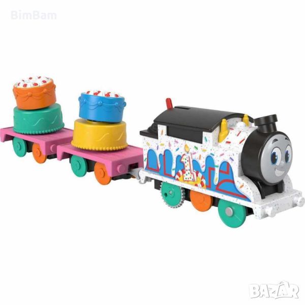 Оригинално моторизирано влакче Thomas & Friends - Wobbly Cake Thomas - Томас / FISHER PRICE, снимка 1