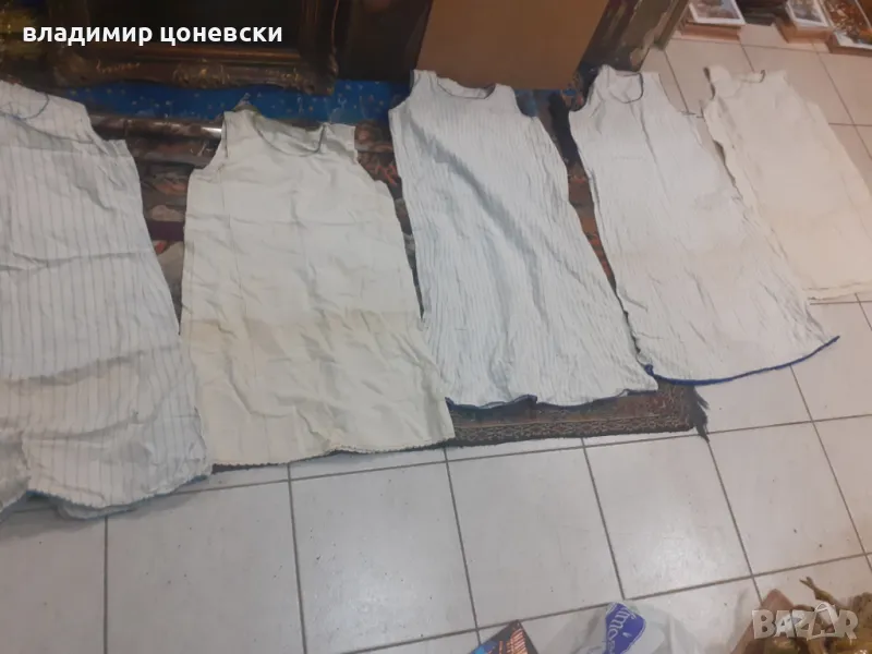 Стари капански тъкани сукмани,нощници, снимка 1