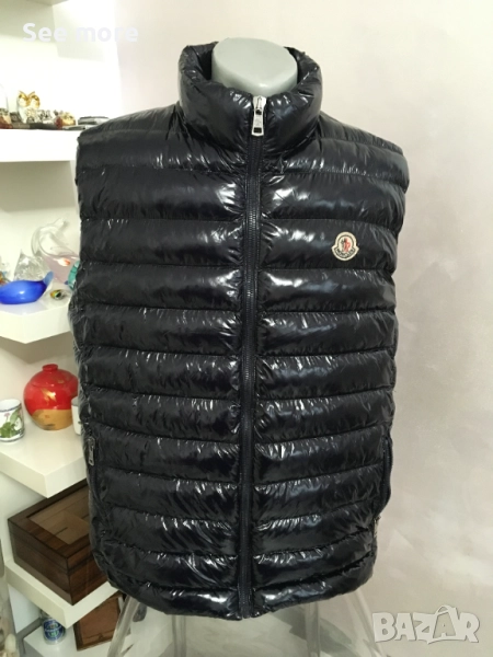  MONCLER  мъжки елек тъмно син цвят размер 5/XL, снимка 1
