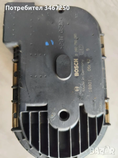 Дроселова клапа за пежо 1.6 бензин 16v 109 к.с  BOSCH, снимка 1