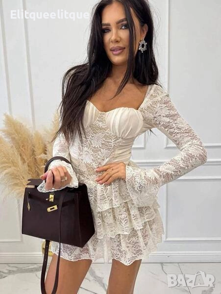 рокля гащеризон с дантела, снимка 1