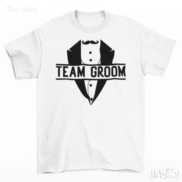 ТЕНИСКИ ЗА ЕРГЕНСКО ПАРТИ - TEAM GROOM (014) - 2 цвята, снимка 1