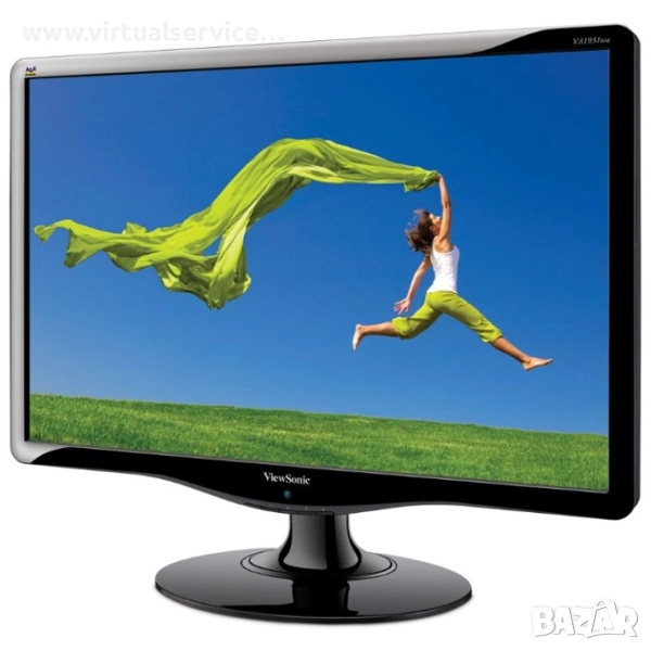 LCD 16:9 монитор ViewSonic 19" перфектен, снимка 1