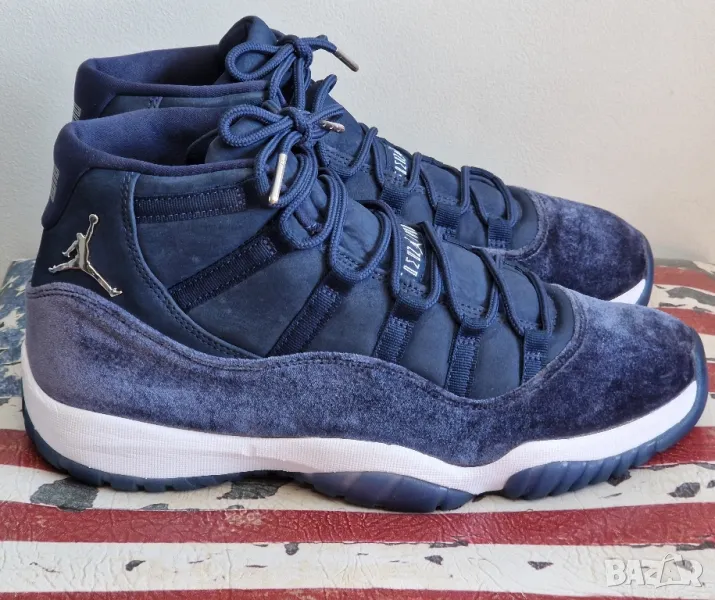 Nike Air Jordan 11 Retro Midnight Navy Metallic Silver, 44 номер, снимка 1