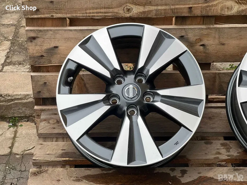 5х114.3 Джанти 17 цола Nissan Leaf Pulsar X-Trail 5x114.3 Dacia Renault, снимка 1