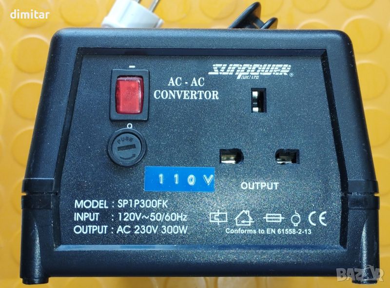 Трансформатор 220/110 V, 500W, снимка 1