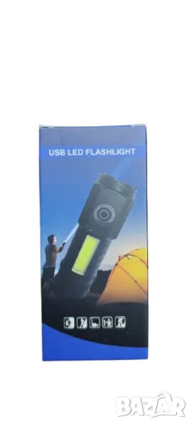 Супер мощно USB LED фенерче, снимка 1