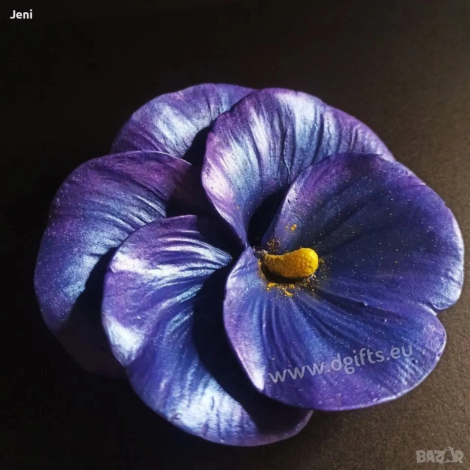 Виолетка/Теменужка подаръчен сапун, снимка 1
