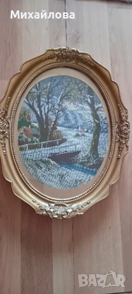 Гоблен "Зима стара" от сезони на Вилер , снимка 1