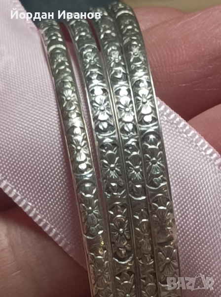 Сребърни български гривни-СБХ, снимка 1