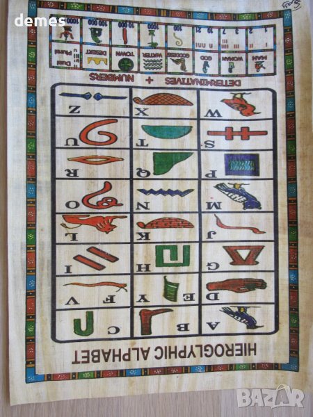 Египетски папирус, серия-2, снимка 1