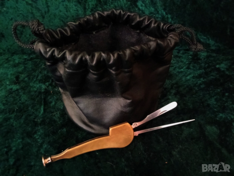 Аксесоари за лула-кожена кесия и др, снимка 1