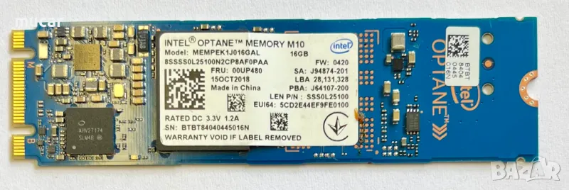 Intel OPTANE M10 16gb RAM Memory М.2 , снимка 1