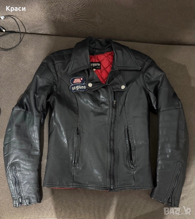 Дамско мото яке естевена кожа , снимка 1