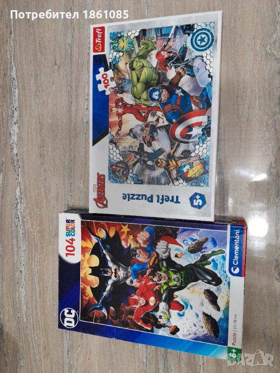 Два пъзела за дете над 5 и 6 години., снимка 1