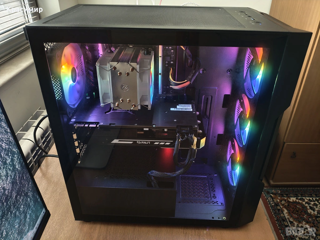 Гейм PC/workstation Xeon E52697AV4, gtx 1070ti, 16gbddr4, 1tb ssd, снимка 1