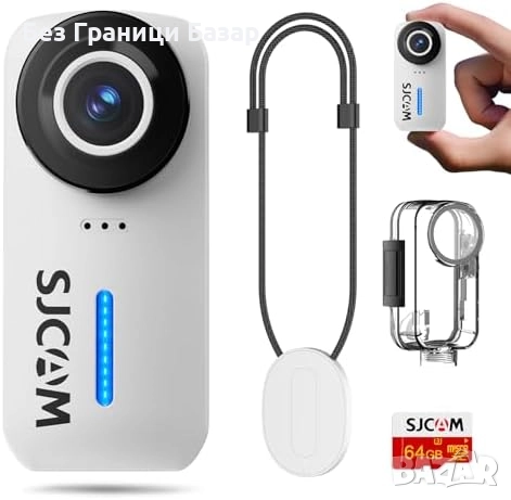 Нова Водоустойчива 4K камера с 6-осна стабилизация 64GB памет зуум, снимка 1