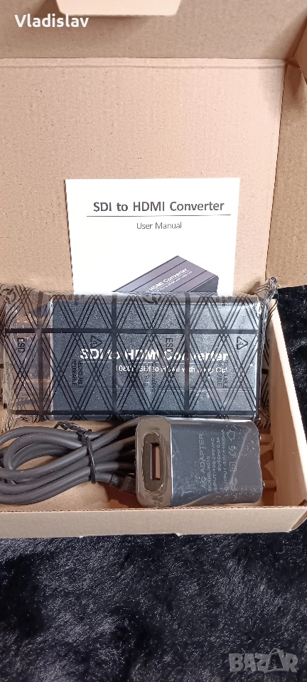 SDI към HDMI Converter с Loop out 1080P, снимка 1