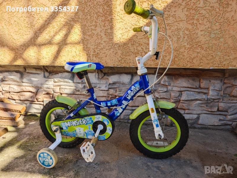 Детско колело с помощни колела, снимка 1