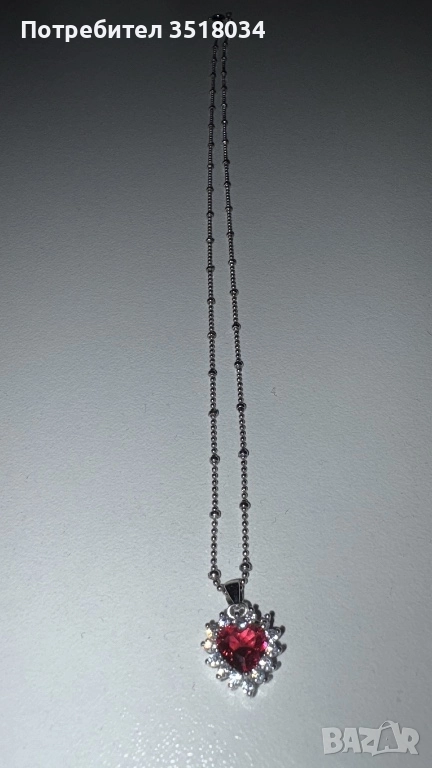 Нежно сребърно колие, снимка 1