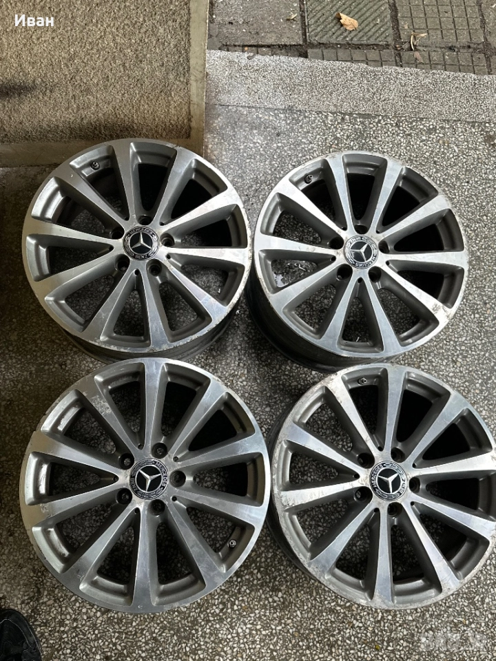 Оригинални джанти на Мерцедес с датчици 17, снимка 1