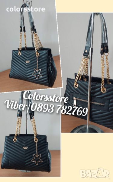 Черна чанта Victoria Secret-SG44y, снимка 1