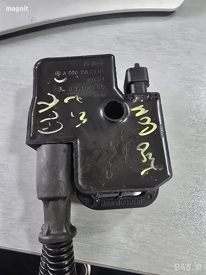0221503012 Запалителна бобина Mercedes C/E/G/M/S/SL/SLK/CLK А0001587303, снимка 1