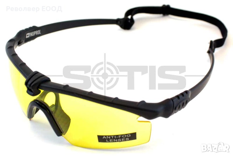 ОЧИЛА NP BATTLE PRO’S – BLACK FRAME / YELLOW LENSE, снимка 1