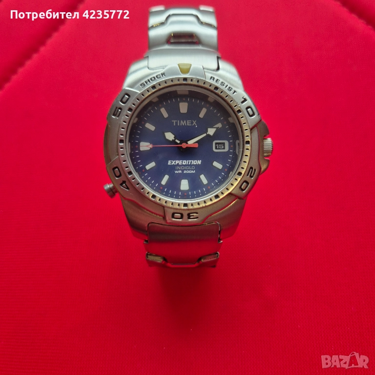 TIMEX оригинален кварцов водоустойчив часовник , снимка 1