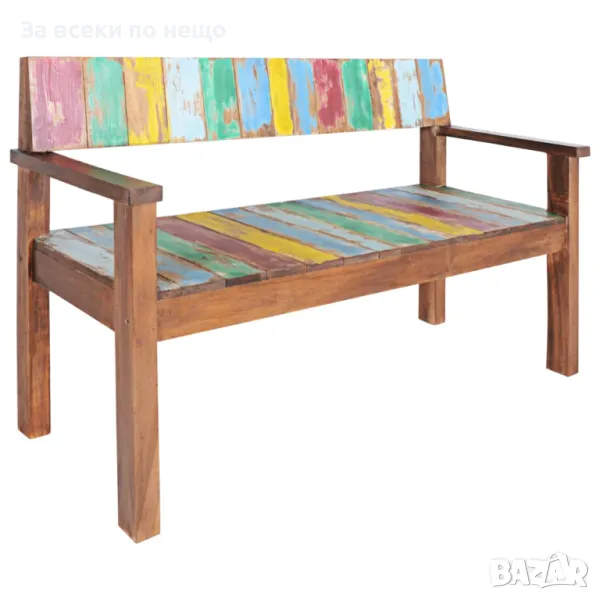 Пейка, 115 см, регенерирана дървесина масив Код P205, снимка 1