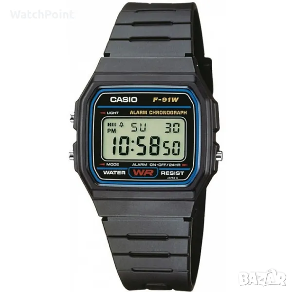 Мъжки часовник CASIO - F-91W-1YEG, снимка 1