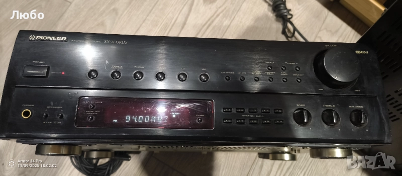 Усилвател ресиивър Pioner sx 203 rds, снимка 1