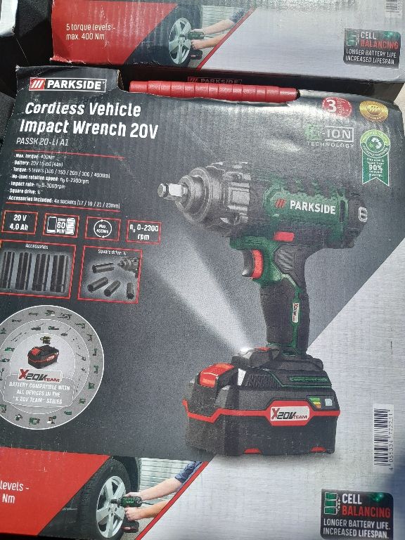 PARKSIDE PASSK 20-LIA1, Акумулаторен ударен гайковерт в Винтоверти - Main Image