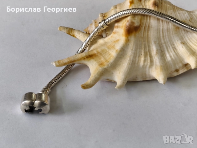 Сребърна гривна тип Пандора pandora, снимка 2 - Гривни - 52211231