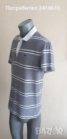 Lacoste Pique Cotton Slim Fit Mens Size 6 - XL ОРИГИНАЛ! Мъжка Тениска!, снимка 7 - Тениски - 46308016