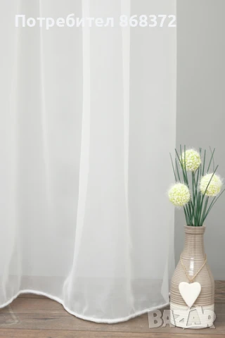 Пердета тип бял воал- нови