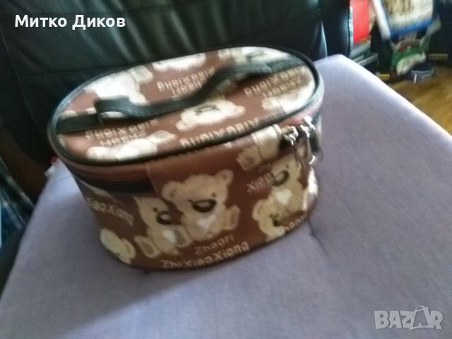 Чанта за детски продукти промазан плат нова 21х15см на 12см, снимка 3 - Други - 46059290