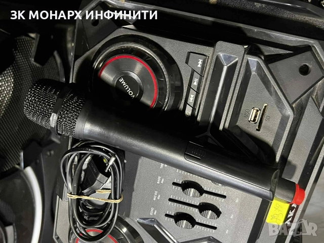 Преносима тонколона Akai, ABTS-T1203, 90W, Bluetooth, Караоке, снимка 9 - Тонколони - 52999879