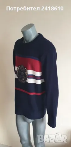 Tommy Hilfiger Organic Cotton Mens Size L НОВО! ОРИГИНАЛ! Мъжки Памучен Пуловер!, снимка 7 - Пуловери - 48416708