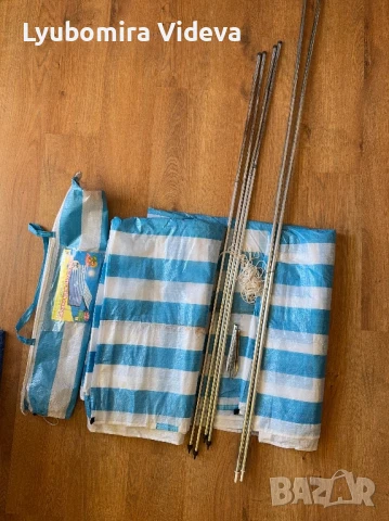 Параван със сенник, снимка 2 - Градински мебели, декорация  - 50904308