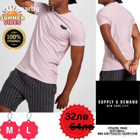 Мъжки Тениски Adidas Nike SikSILK Supply & Demand , снимка 1 - Тениски - 46230514