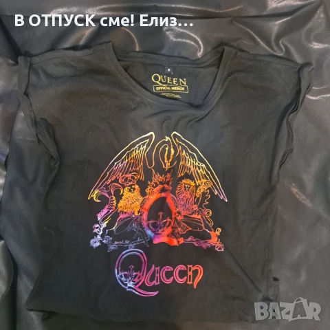  Тениска на групата Queen Фреди Меркюри Оригинален мърч тениска дамска, снимка 4 - Тениски - 51501088