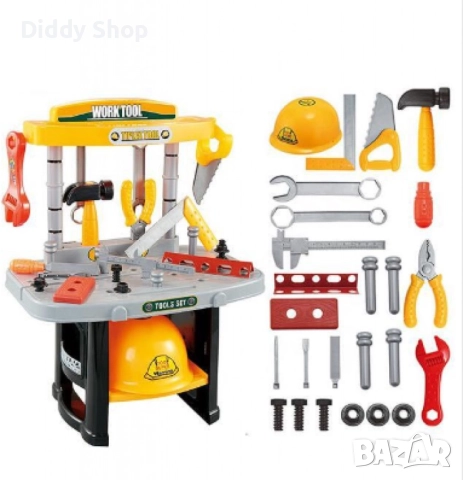 Детска работилница / Маса с инструменти, снимка 4 - Играчки за стая - 52722301