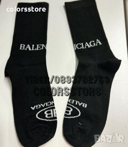 Черни чорапи Balenciaga-Br41SA, снимка 1 - Дамски чорапи - 46079596
