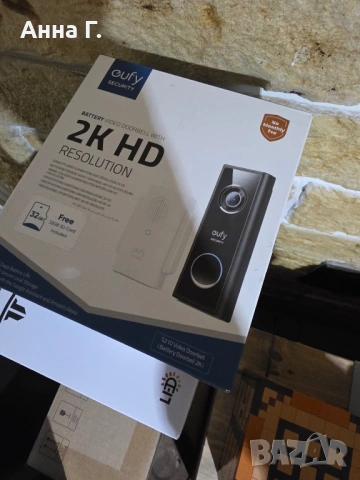 Комплект видеозвънец и безжичен спийкър, снимка 2 - Други стоки за дома - 53821393