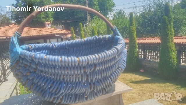 Плетена кошница , снимка 17 - Антикварни и старинни предмети - 51343923