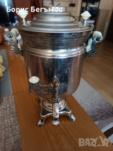Самовар Руски работи, снимка 3 - Антикварни и старинни предмети - 53626696