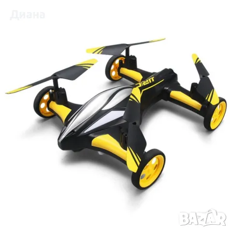 Jjrc дрон- автомобил с летателен режим и дистанционно управление DRON JRC-X123, снимка 5 - Дронове и аксесоари - 48979041